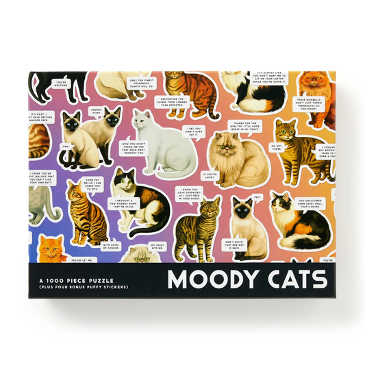 Moody Cats Puzzle 1000pc