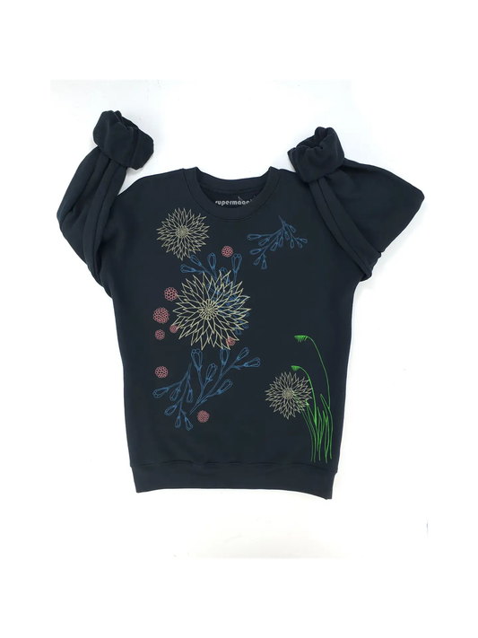 Night Bloom Oversized Sweatshirt