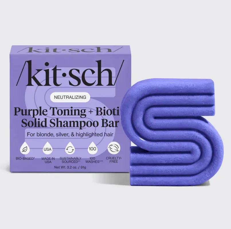 Solid Shampoo Bar: Purple Toning