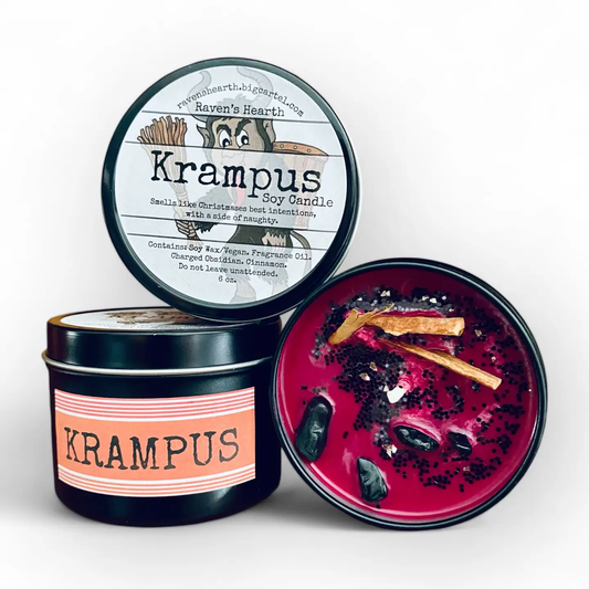 Krampus Candle