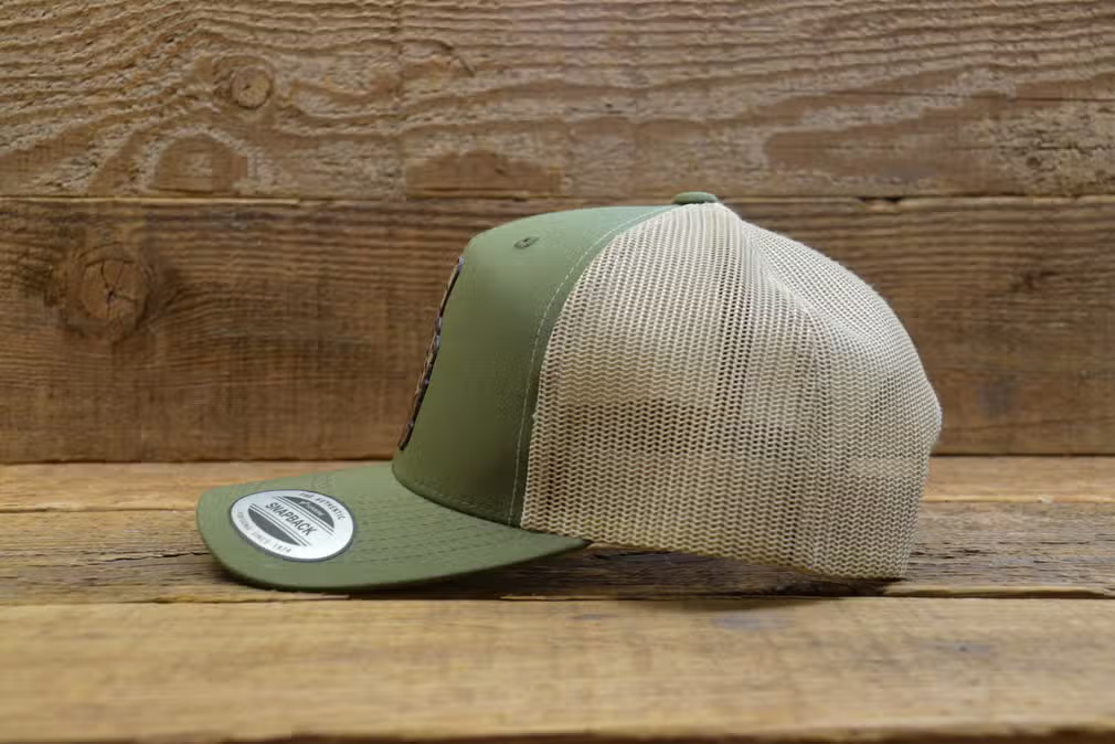 Bigfoot Peace Trucker Hat