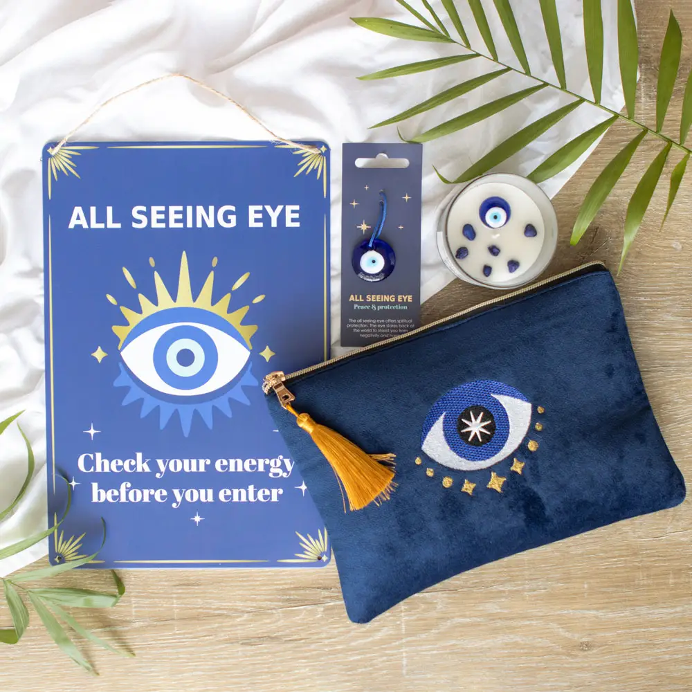 All Seeing Eye Velvet Bag