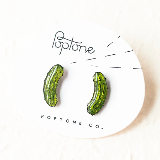 Pickle Stud Earrings