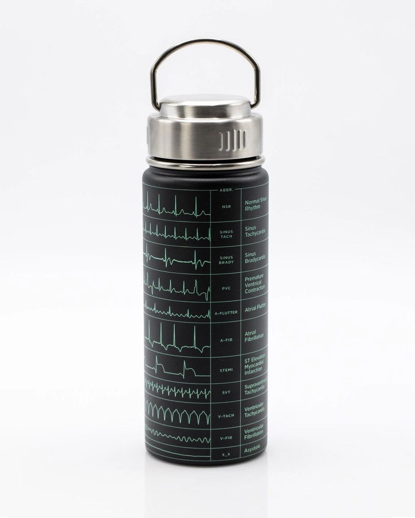 Heartbeat Stainless Steel Vacuum Flask 18oz