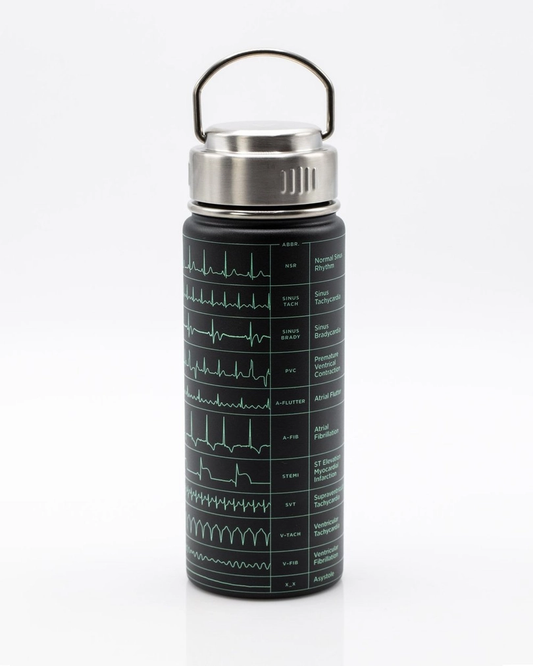 Heartbeat Stainless Steel Vacuum Flask 18oz