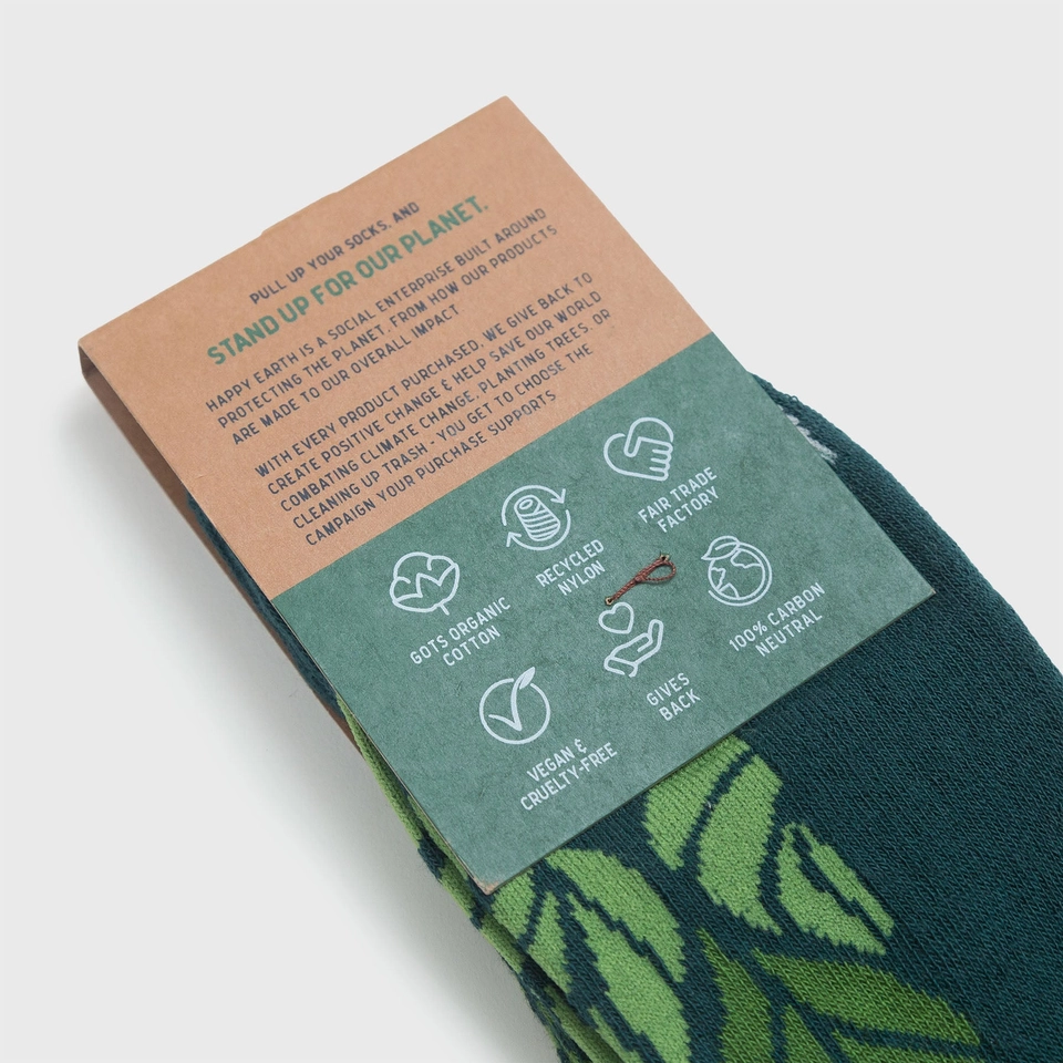 Socks That Save Our Planet - Leaf