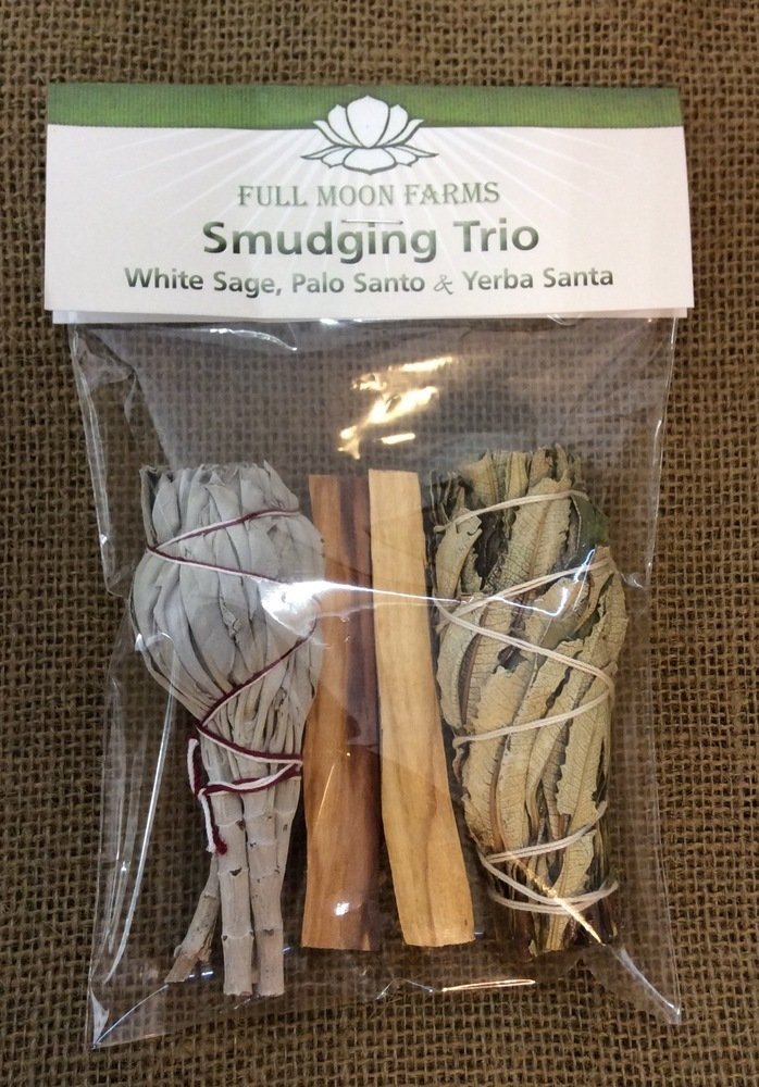 Smudging Trio Wite Sagę, Palo Santo + Yerba Santa