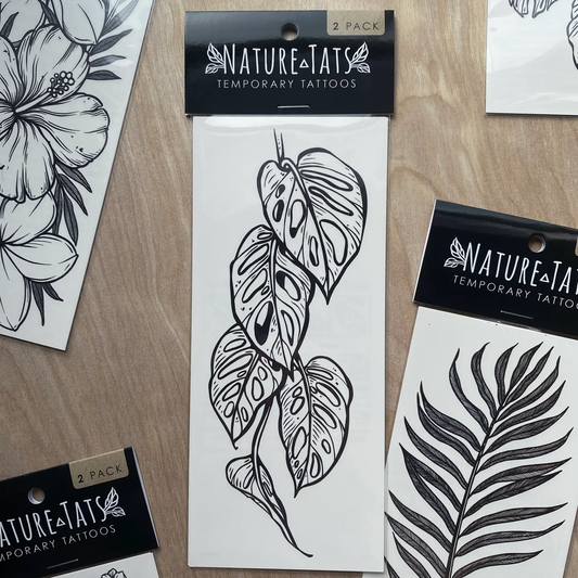 Monstera Vine Temporary Tattoo