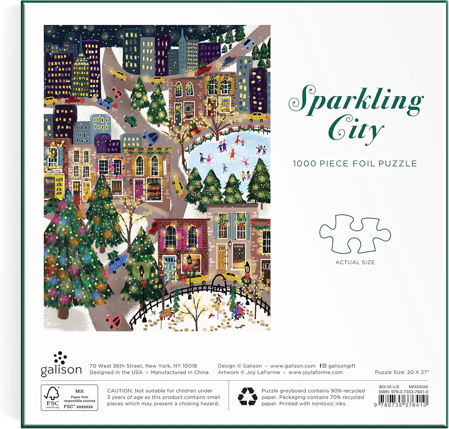 Sparkling City Puzzle - Foil 1000pc