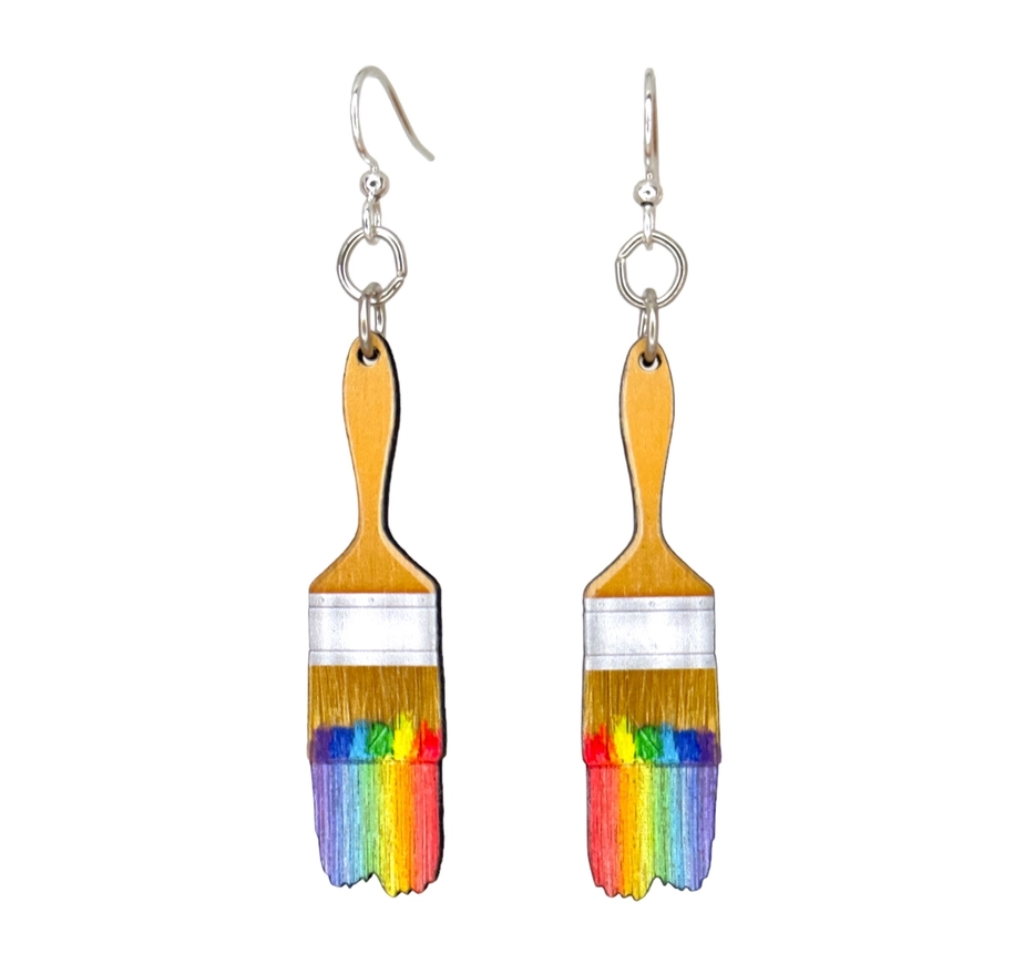 Paint Brush Earrings