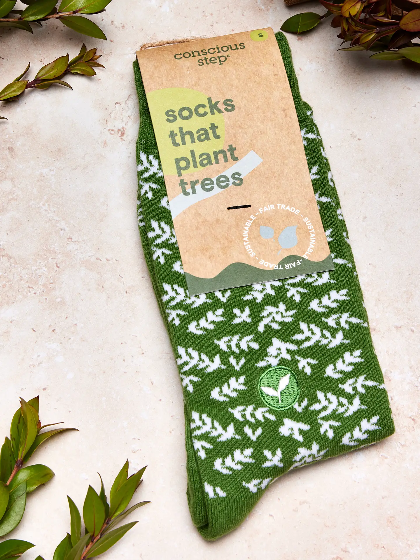 Socks That Plant Trees Green Branches