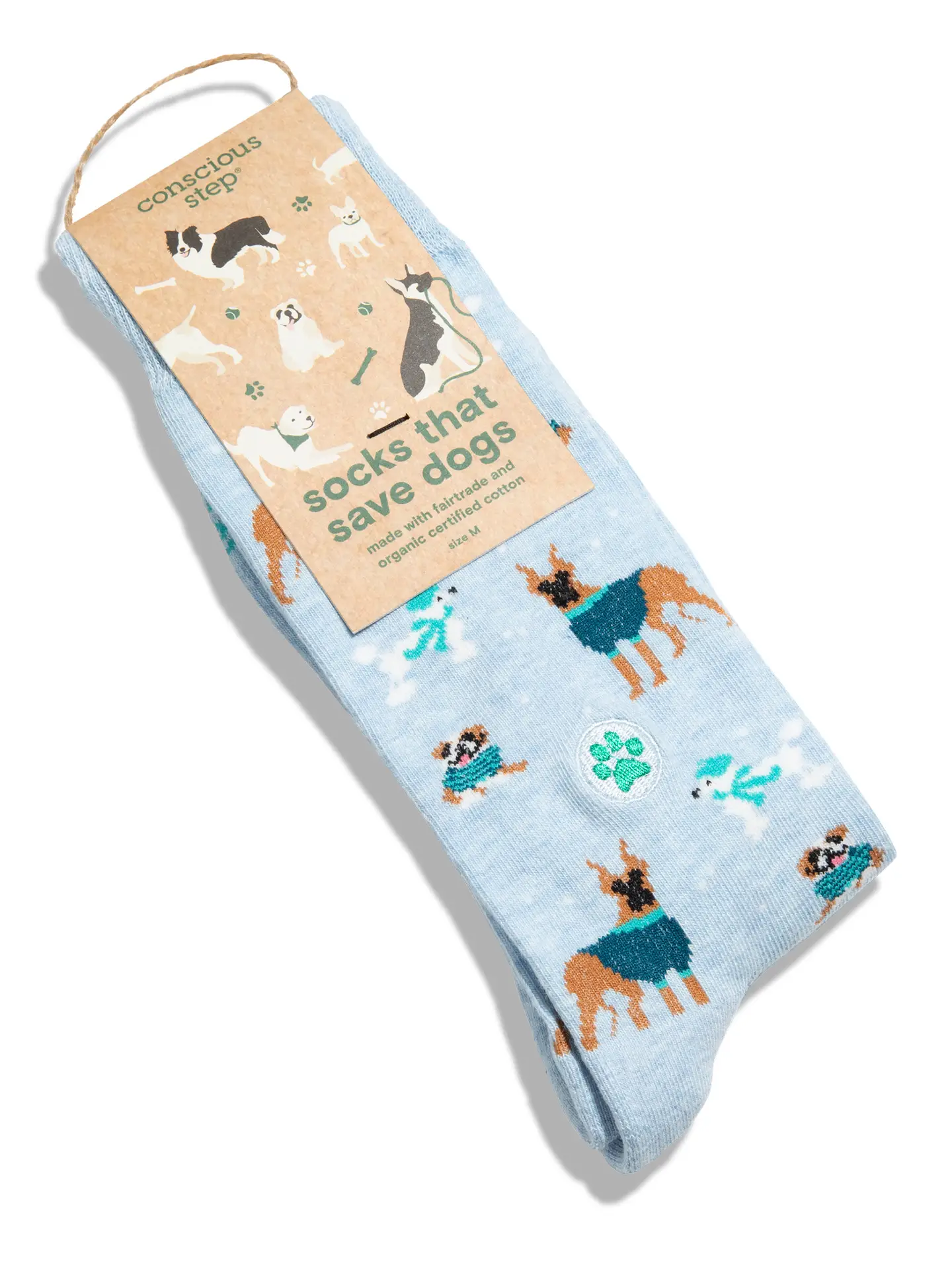 Socks That Save Dogs Blue Sweaters