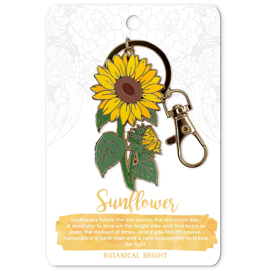 Sunflower Keychain