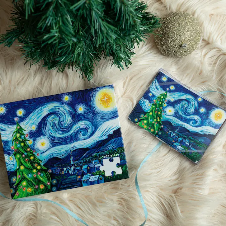 Silent Night Starry Night Van Gogh Puzzle