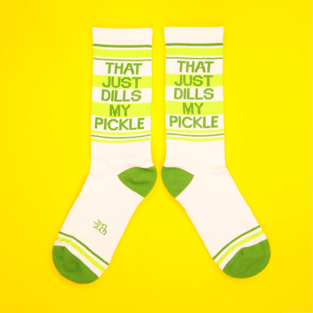 That Just Dills My Pickle Crew Socks