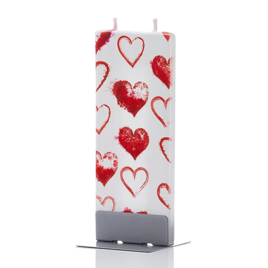 Flat Candle Hearts