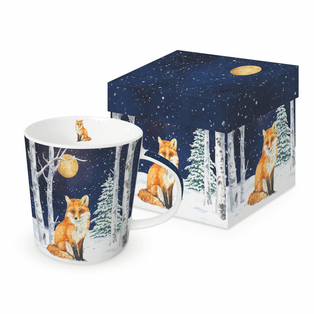 Mug in Box Winter Fox Friend