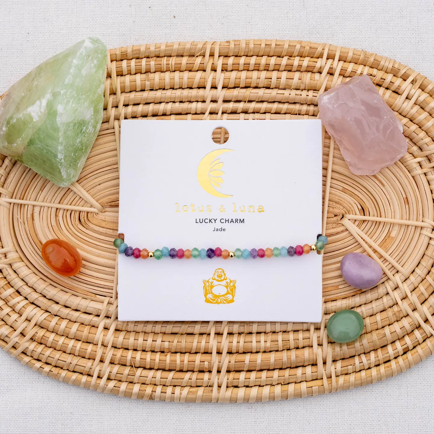 Lucky Charm Healing Beaded Bracelet 3mm