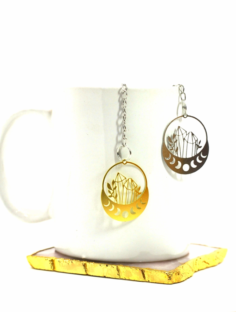 Tea Infuser Golden Moon Cycle