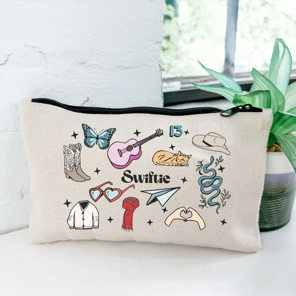 Swiftie Collage Zipper Pouch