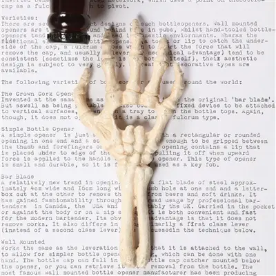 Skeleton Hand Bottle Opener