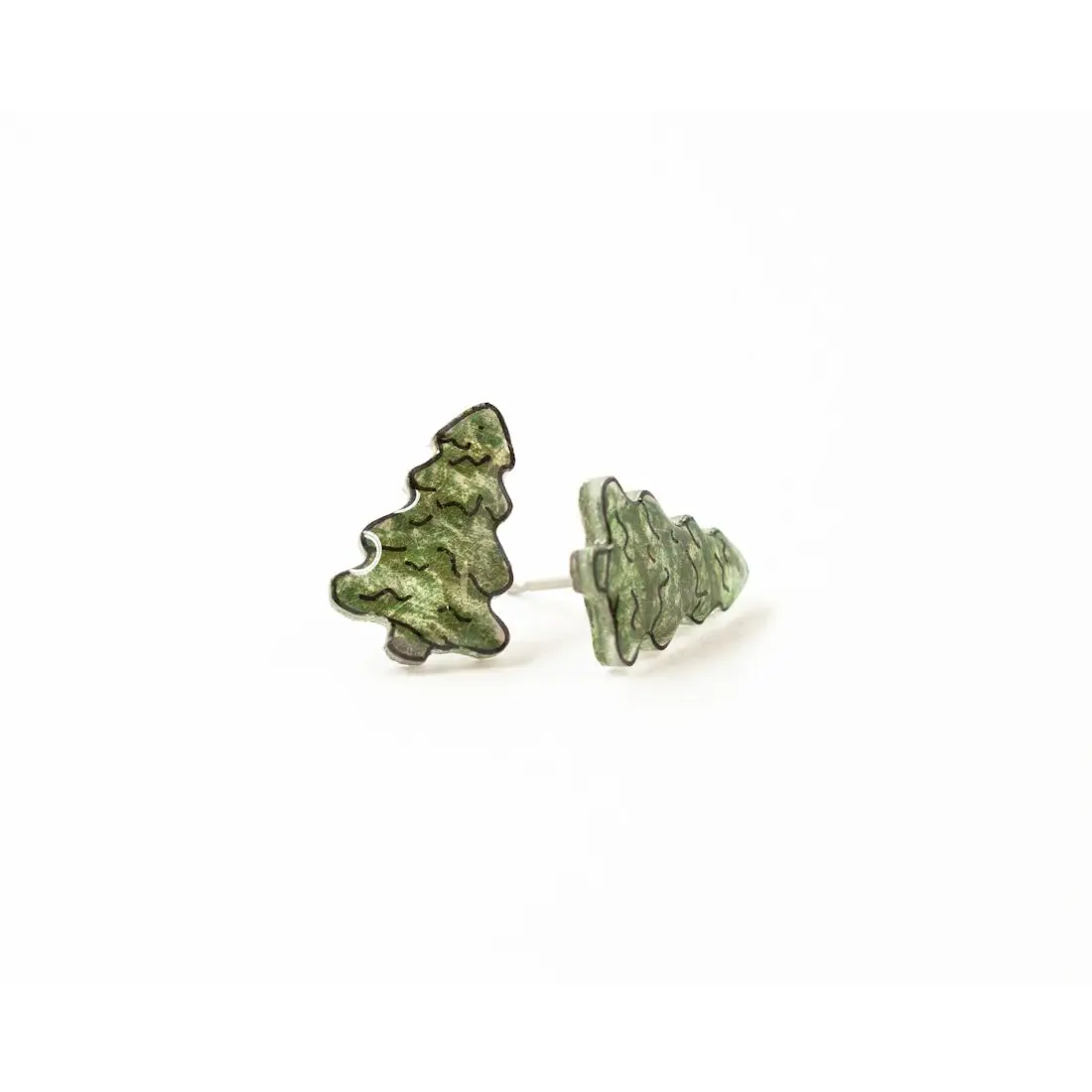 Pine Tree Stud Earrings