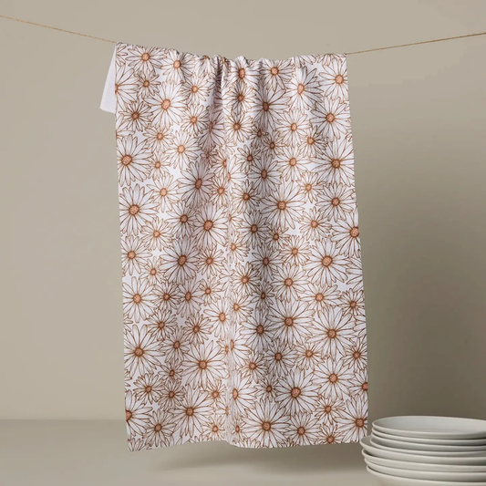 Geometry Tea Towel: Daisy Trail