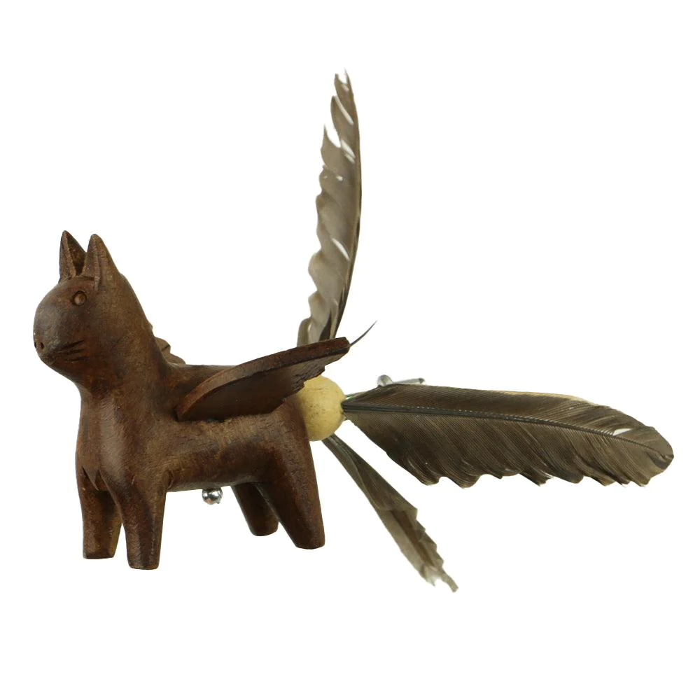 Spinning Wooden Animal Whirly