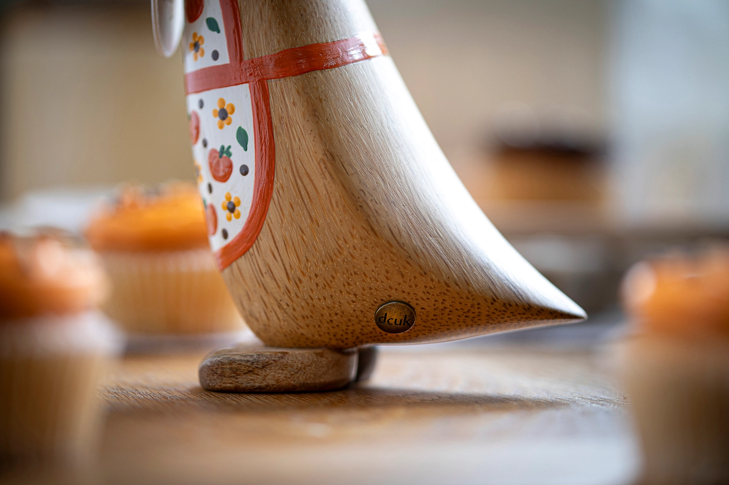 Pumpkin Baker Wooden Duck