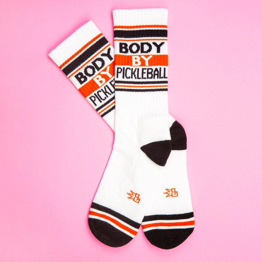 Body By Pickleball Crew Socks