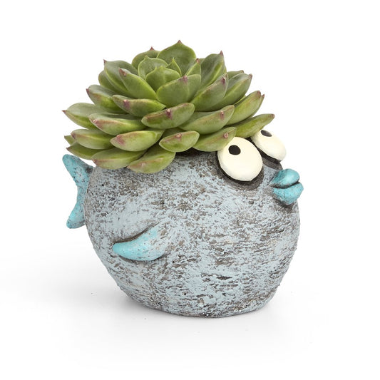 Bubbles Fish Planter