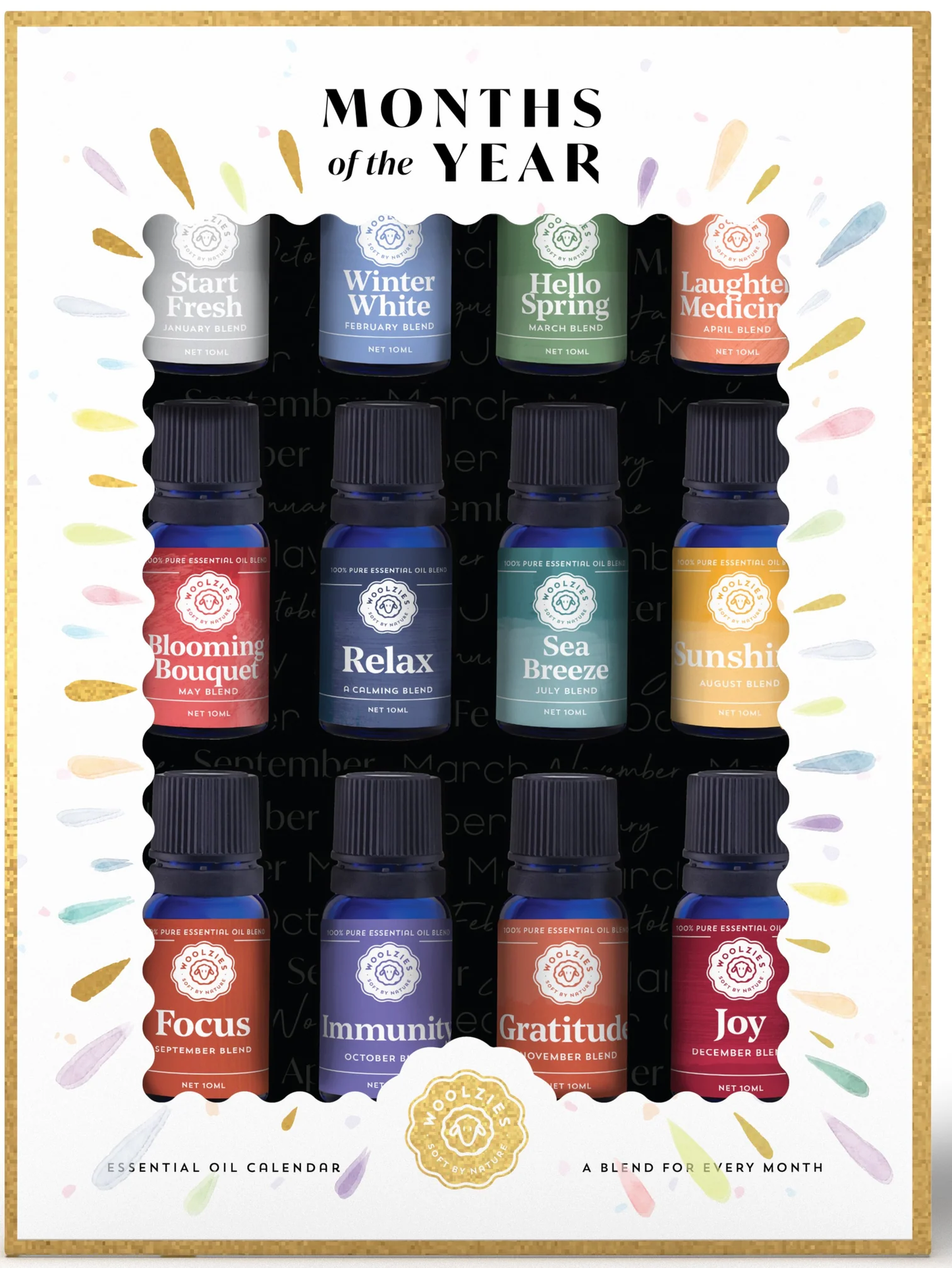 Months Of The Year Essential Oil Calendar