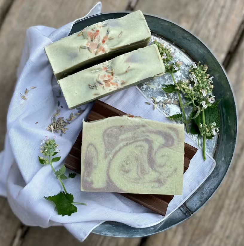 Goat Milk Soap Lavender Mint