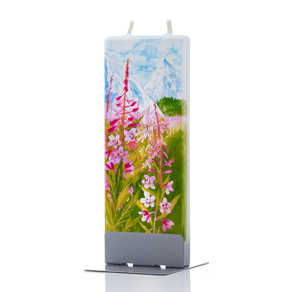 Flat Candle Fireweed in Mountains