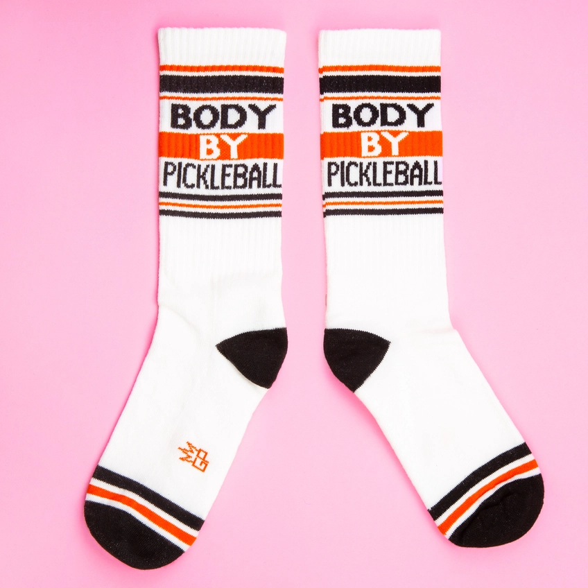 Body By Pickleball Crew Socks