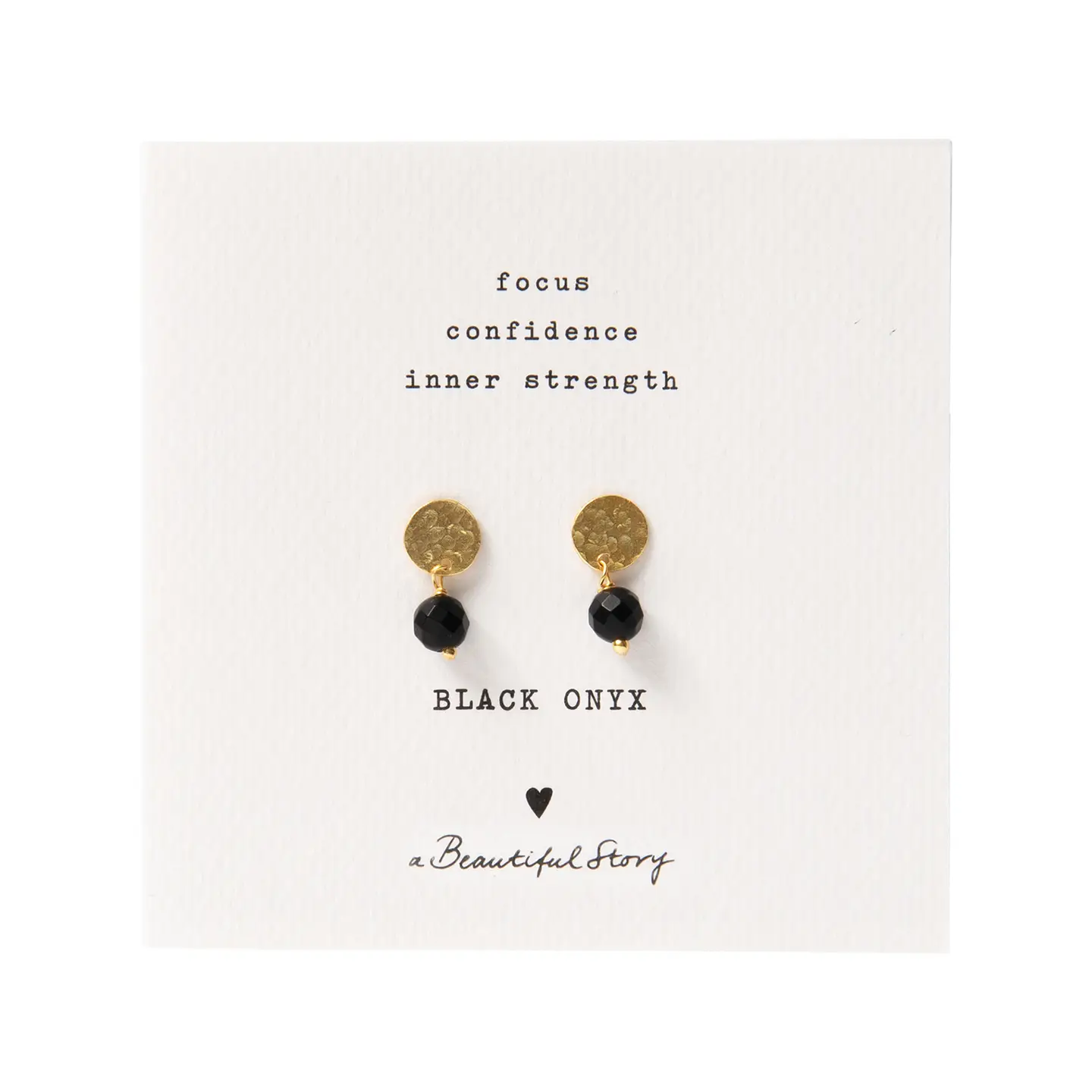 Mini Coin Gemstone Earrings Gold