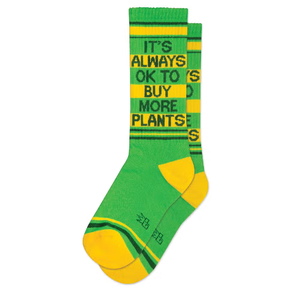 It's Always Ok Buy Plants Socks