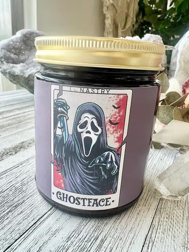 Ghostface Scream Candle