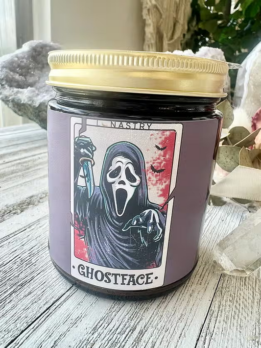 Ghostface Scream Candle