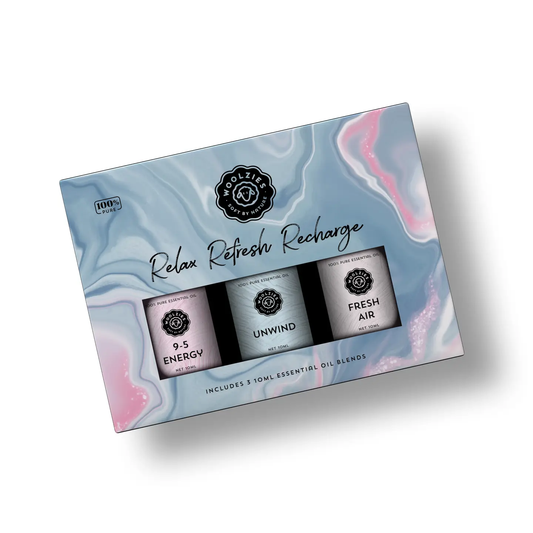 Relax, Refresh, Recharge Essential Oil Set