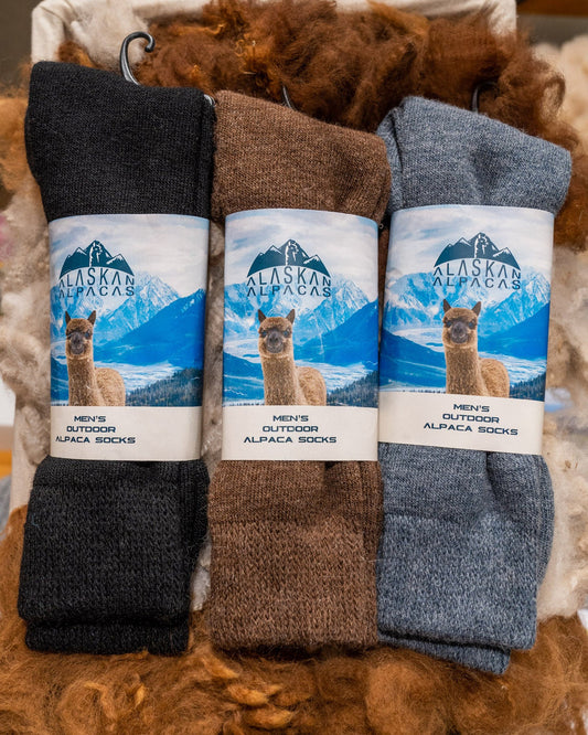 Mens Alpaca Socks - Outdoor