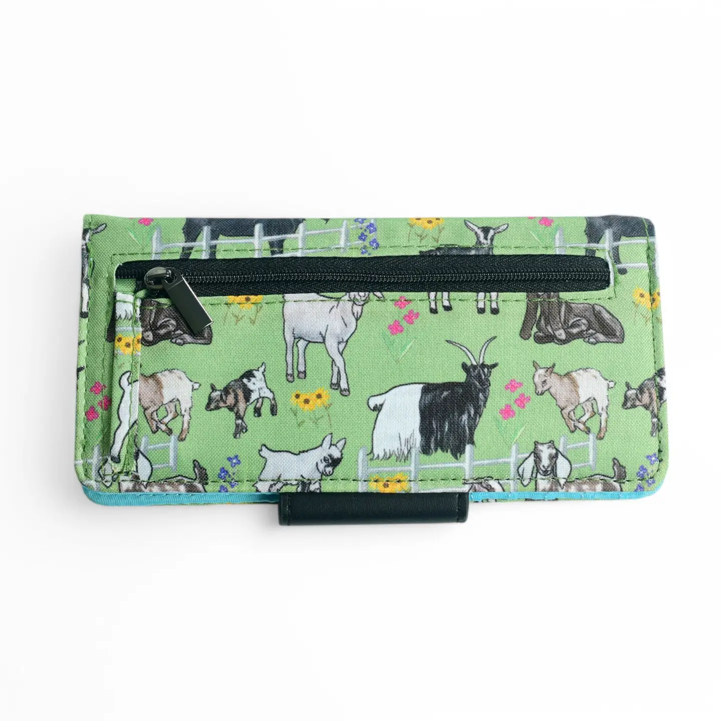 Greener Pastures Goats Long Wallet