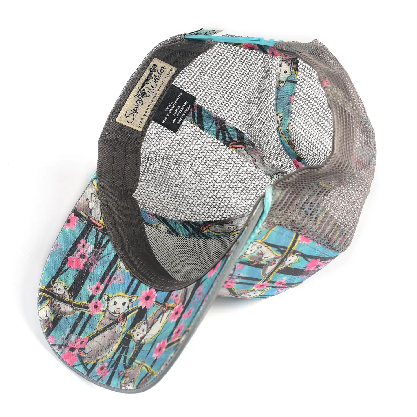 Opossum Blossom Recycled Trucker Hat