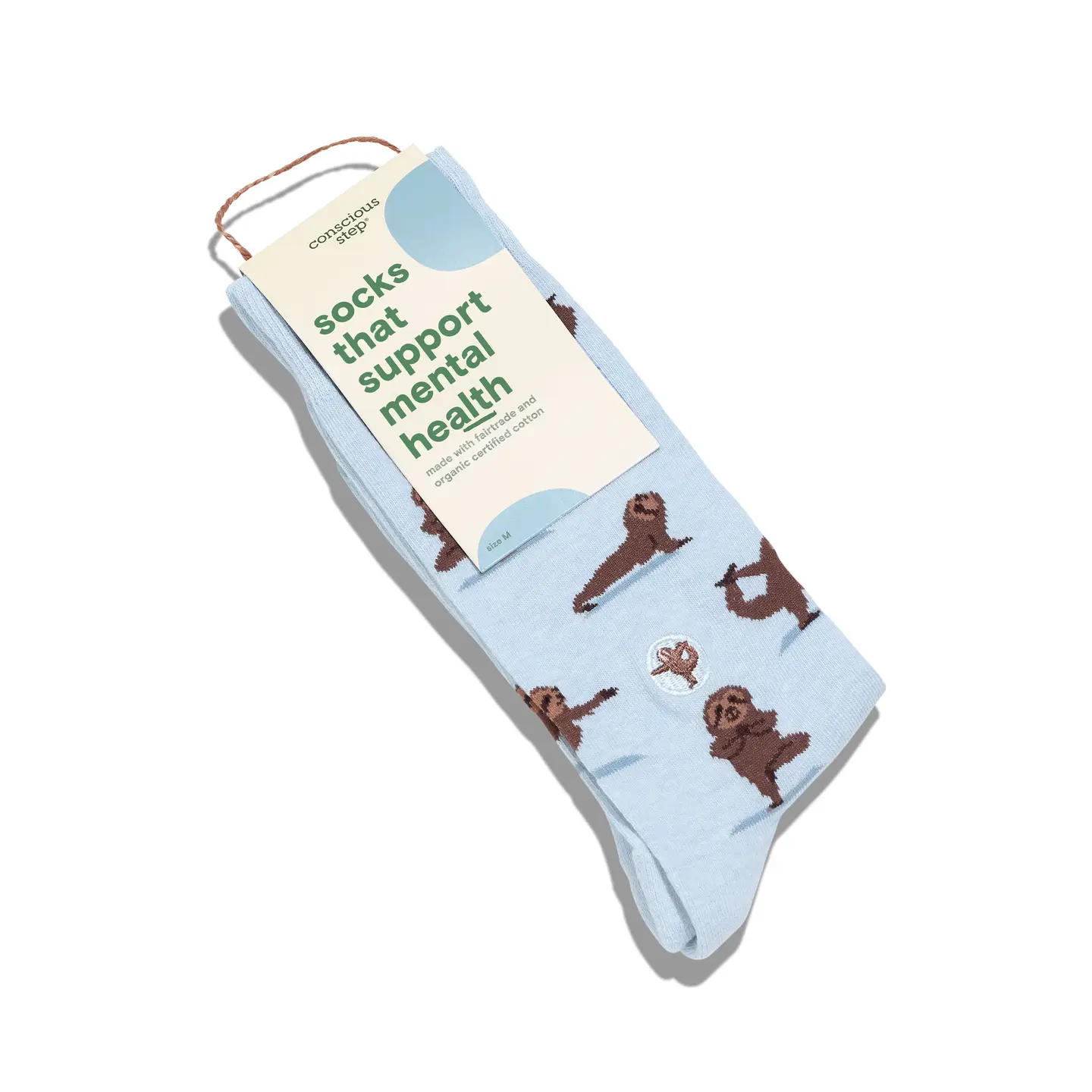 Ankle Socks Support Mental Health Blue Meditating Sloth