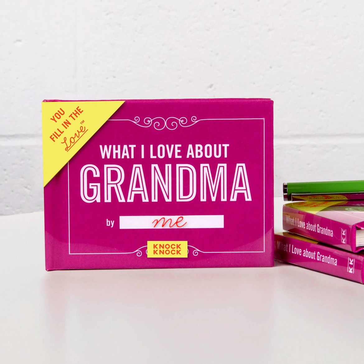 What I Love About Grandma Fill In Book