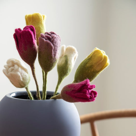 Everlasting Felted Tulip