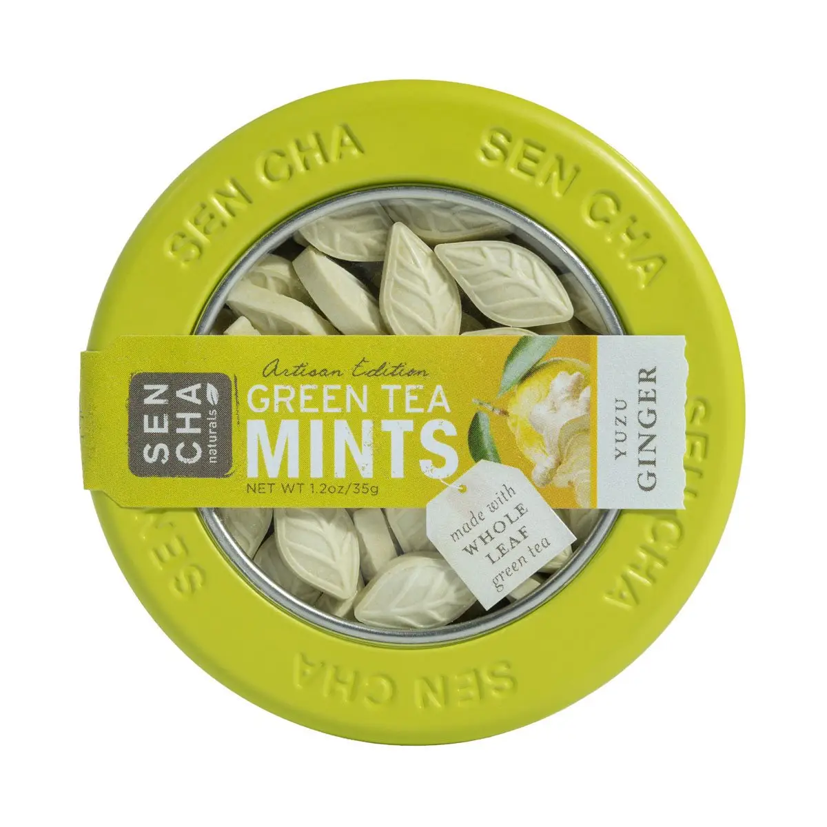 Green Tea Mints Can Yuzu Ginger