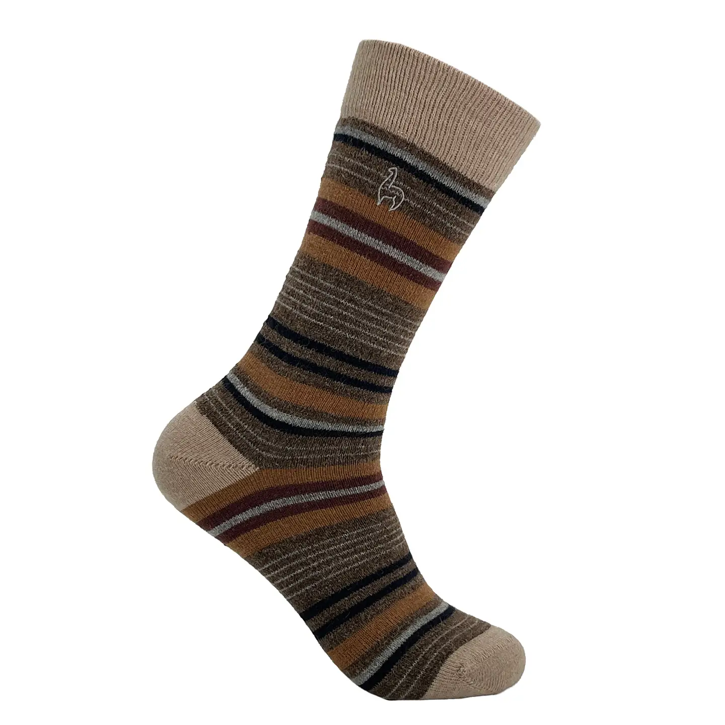 Alpaca Socks Stripe Tierra