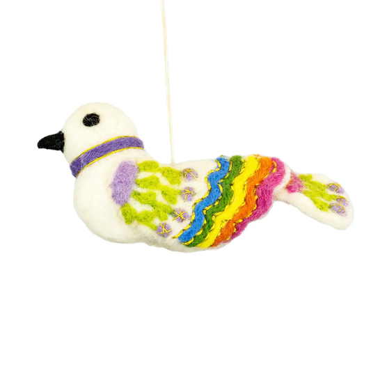 Bella Bird Felted Ornament