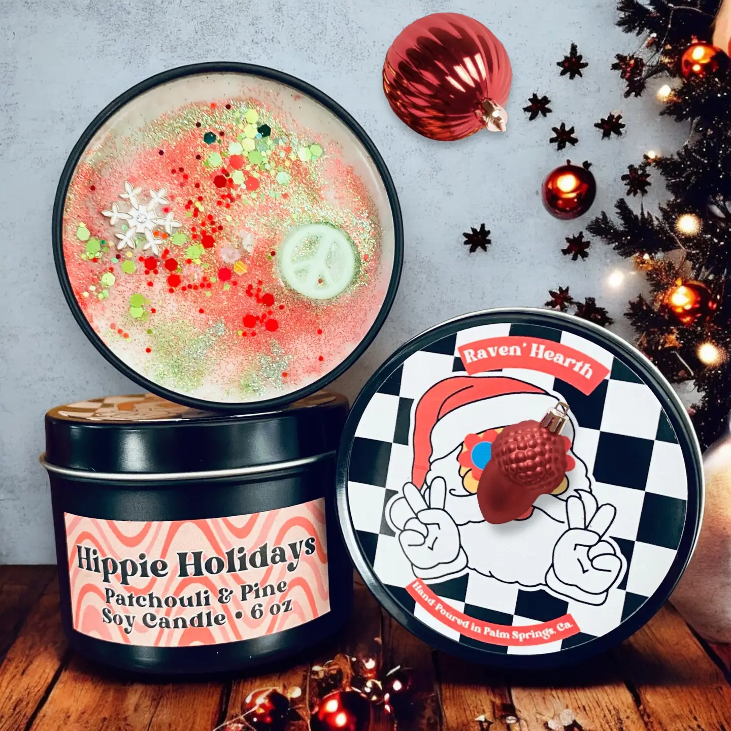 Hippie Holidays Candle